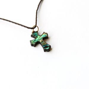 Genuine Olive Wood Mother of Pearl Cross