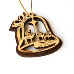 Original Olive Wood Christmas Ornaments With Wise men From Bethlehem