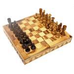 Chess Set Made From Olive Wood