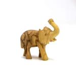 Elephant Ornament Made From Olive Wood – Medium