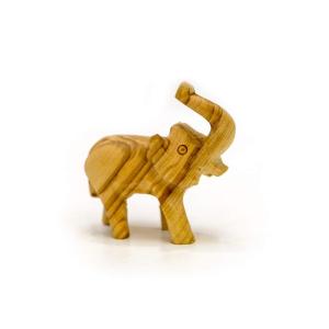 Hand carved Olive Wood Elephant – Small