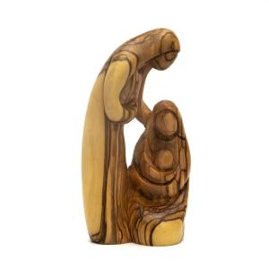 Abstract Faceless Holy Family Figurine From Bethlehem