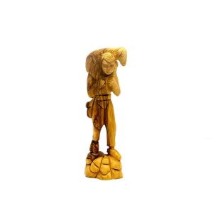 King David The Shepherd Boy Olive Wood Figurine