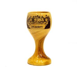 Communion Cup With The ” last Supper ” And ” LORD’S Prayer” Laser Engravings