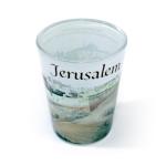 Shot Glass With Jerusalem Scene