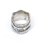 I am my beloved’s, and my beloved is mine (Song of Solomon 6:3) Sterling Silver Spinning Ring