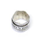 Sterling Silver Ring With Hebrew Scripture The LORD Bless Thee And Keep Thee