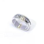 Sterling Silver Shema Israel Spinning Ring