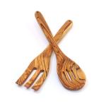 Salad Set-Spoon And Fork- Handcrafted From Olive Wood