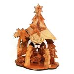 Olive Wood Musical Nativity , Plays Silent Night From Bethlehem