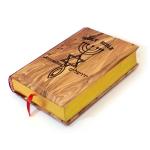 King James Holy Bible With Olive Wood Cover And The Messianic Seal Of Jerusalem