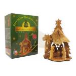 Olive Wood Musical Nativity , Plays Silent Night From Bethlehem