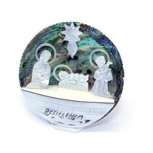 Mother Of Pearl Handmade Nativity
