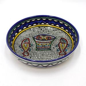 Armenian Ceramic Bowl Tabgha Sea of Galilee Handmade From Jerusalem