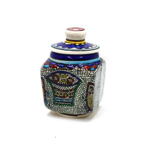 Hand Painted Ceramic Pot Tabgha Sea of Galilee