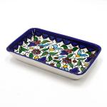 Hand Painted Armenian Colorful Flowers Ceramic Dish