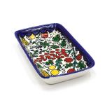 Hand Painted Armenian Ceramic Seven Species Of Israel Dish