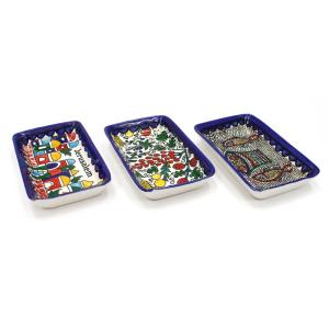 Jerusalem Armenian Ceramic Dishes Set