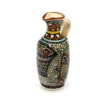 Armenia Ceramic Oil And Vinegar Jar Hand Painted In Jerusalem