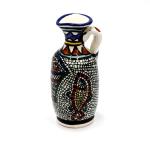 Hand Painted Armenian Ceramic  Oil Jar From jerusalem