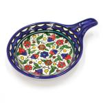 Spoon Rest Colorful Hand Painted Ceramics From The Holy Land