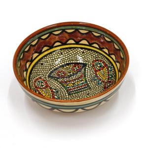 Tabgha Mosaic Armenian Ceramic Small Bowl Handmade