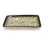 Beautifully Painted Rectangular Armenian Ceramic Dish