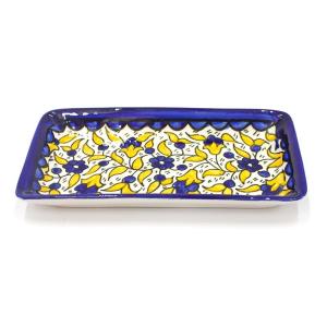 Armenian Ceramic Rectangular Platter Handmade