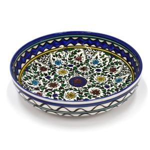 Hand Painted Floral Design Armenian Ceramic Bowl