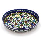 Armenian Ceramic Bowl Hand Painted Floral Motif