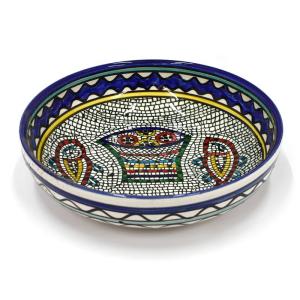 Tabgha Mosaic ‘Loaves And Fishes’ Handmade Armenian Ceramic Bowl