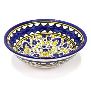 Flowers Armenian Ceramic Bowl Handmade