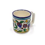 Flower Design Hand painted Armenian Ceramic Espresso Cup