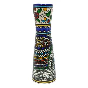 Armenian Ceramic Vase in Style of Tabgha, Sea of Galilee
