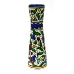 Armenian Ceramic Vase in Floral Style Made In The Holy Land