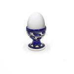 Hand Painted In Blue And White Armenian Ceramic Egg Cup