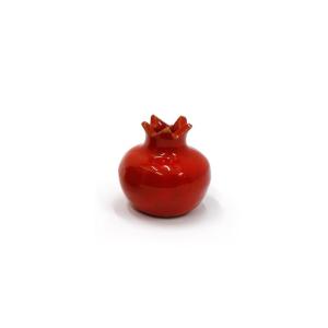 Small Hand Painted Ceramic Pomegranate Made In Jerusalem