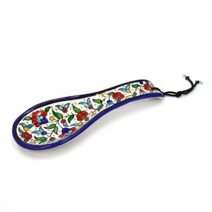 Ceramic Spoon Rest In Armenian Style of Jerusalem