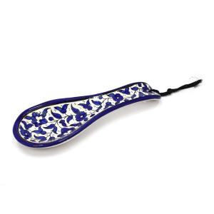 Ceramic spoon holder in Armenian Style of Jerusalem – Floral Design
