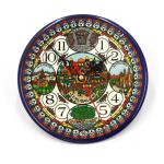 Armenian Ceramic Clock With Holy Land Symbols