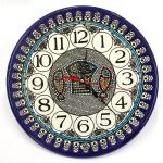 Armenian Ceramic Clock With Tabgha And Floral Design – Large