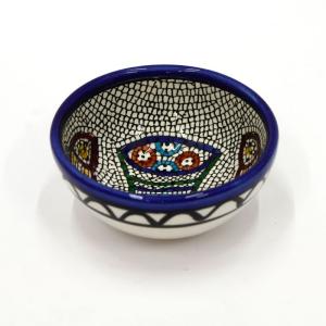 Armenian Ceramic Tabgha ‘Loaves And Fishes’ Small Bowl