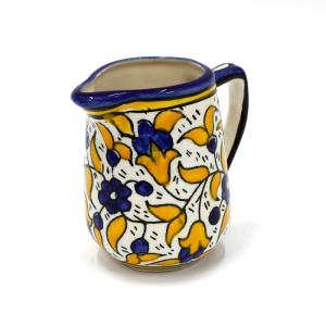 Mini Ceramic Jar in Armenian Style of Jerusalem Handmade