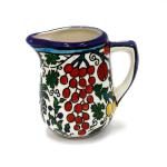 Handmade ‘Seven Species Of Israel’ Armenian Ceramic Jar