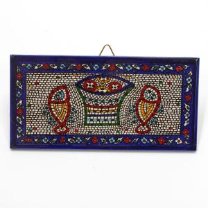 Wall Hanging Armenian Ceramic Tile With Tabgha Mosaic