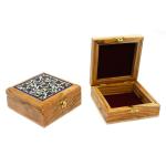 Jewels Box made of Olive Wood and Armenian Ceramic