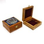 Jewels Box made of Olive Wood and Jerusalem Armenian Ceramic