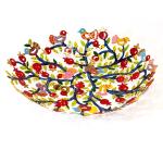 Metal Laser Cut Hand Painted Bowl