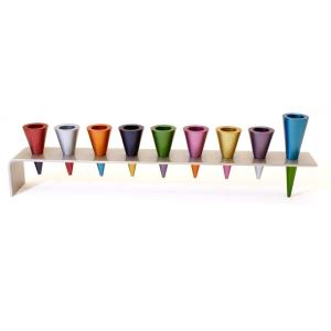 Emanuel Modern Chanukah With Metal Strip And Cones