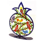 Emanuel Hand Painted Metal Pomegranate